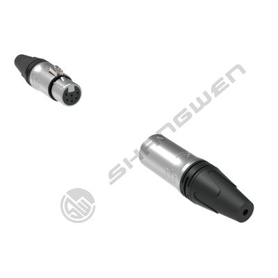 Bảo vệ IP40 trong nhà 6 cực XLR Audio Video Connector cho âm thanh và video chuyên nghiệp