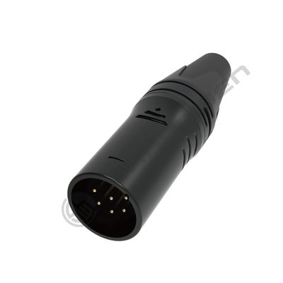 Đầu nối âm thanh video XLR 6 chân Đầu nối XLR trong nhà bền với cấp bảo vệ IP40