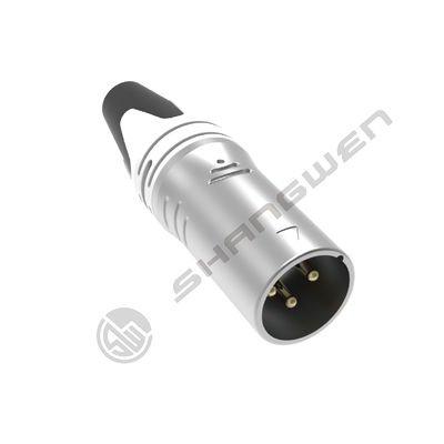 Đầu cắm XLR 3 chân chống nước Ổ cắm cái Bộ chuyển đổi IP65 Gắn bảng điều khiển DMX Đầu nối dây âm thanh Vật liệu hợp kim Ngoài trời
