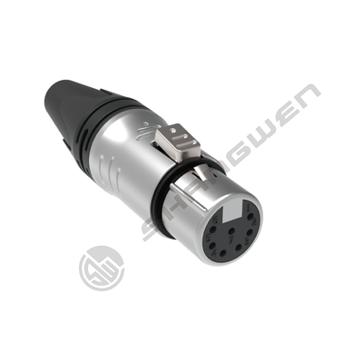7-pin XLR Audio Video Connectors nữ nam cắm ổ cắm bảo vệ trong nhà 7-pole phụ kiện điện tử công nghiệp
