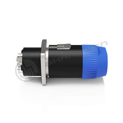 Đầu nối loa tròn cái IP40 kim loại tùy chỉnh loại vít khóa chốt cáp 8 chân 40A 50A, đầu nối loa OEM ODM