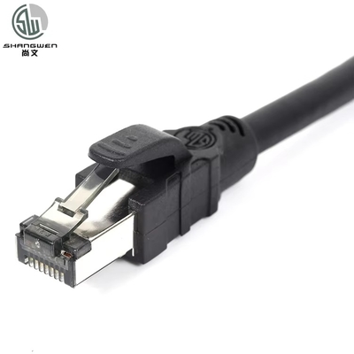 Dây cáp vá mạng Ethernet Cat5e FTP RJ45 24AWG 4P 4 đôi CE UL Nhiều đồng xoắn mềm CCA BC Conductor