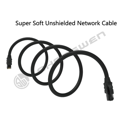 28awg Short Body FTP Patch Cord Rj45 Cat5e 4P Cable liên lạc Ethernet