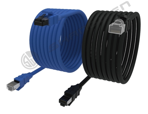 CE ROHS FTP UTP SFTP Cat7 Rj45 Plug Network Lan Cable 1000ft CAT7 LAN AWG23 S/FTP 100% đồng cam