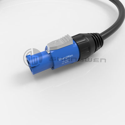 Customized China Indoor Locking 3 Pole Male Powercon Connector for Cable Wire