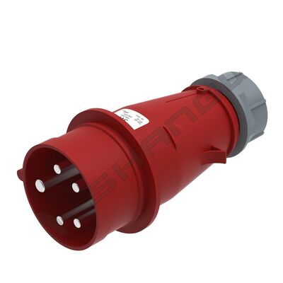 IP44 Industrial Male và Female Plug Couplers 16A 5P IP44 Male Female Industrial Plug Socket Đỏ