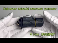 High Power Male Female Connector IP65 IP67 3 lõi kết nối chống nước ngoài