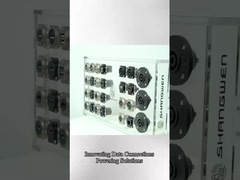 Ip65 chống nước Panel Mount Connector 4 Pin Audio Video Connector cho cáp dữ liệu