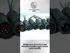 M19 IP67 Power Connector Multiple 5 Pin Socket Connector Không thấm nước RoHS