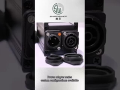 IP67 Phụ nữ kết nối D hình gói phụ kiện cho các ứng dụng công nghiệp