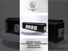 6 cổng PowerCON Audio Distribution Output Box Cửa sổ lắp đặt bằng nhôm