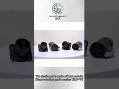 IP67 PBT Vật liệu 3pin nam Nữ nguồn kết nối chống nước